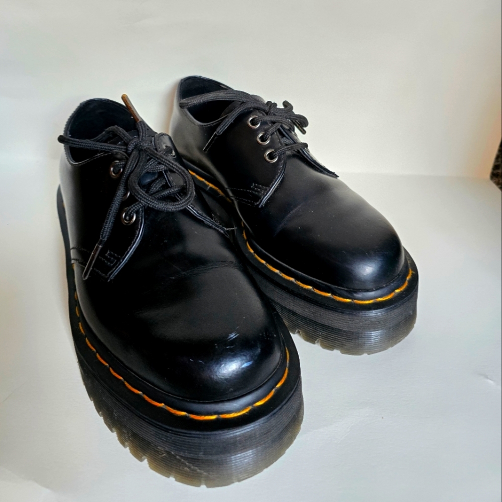 Doc Martens Leather Platforms